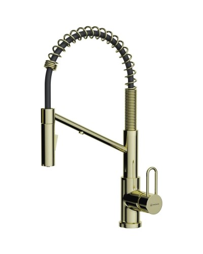 Смеситель для кухни с подключением к фильтру Omoikiri Mikawa 2 Plus-SB-LG светлое золото 4994453