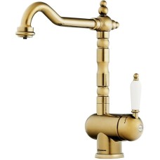 Смеситель для кухни с подключением к фильтру Omoikiri Kyoto 2 Plus-AB античная латунь 4994349