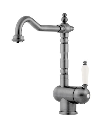 Смеситель для кухни с подключением к фильтру Omoikiri Kyoto 2 Plus-SI античное серебро 4994352