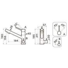 Смеситель для кухни с подключением к фильтру Omoikiri Tonami-GB графит 4994360