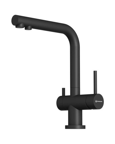 Смеситель для кухни с подключением к фильтру Omoikiri Nagano-P-BL черный 4974047