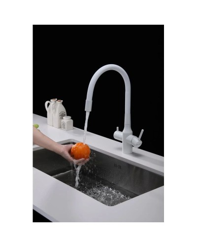 Смеситель для кухни с подключением к фильтру Paulmark Salix Sa213419-431