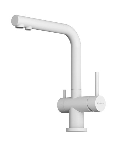 Смеситель для кухни с подключением к фильтру Omoikiri Nagano-P-WH белый 4974054
