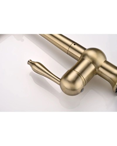 Смеситель для кухни с подключением к фильтру Paulmark Retro Re213226-BR