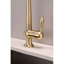 Смеситель для кухни с подключением к фильтру Paulmark Retro Re213226-BR