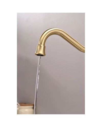 Смеситель для кухни с подключением к фильтру Paulmark Retro Re213226-BR