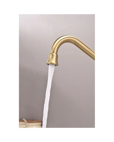 Смеситель для кухни с подключением к фильтру Paulmark Retro Re213226-BR