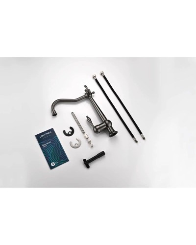 Смеситель для кухни с подключением к фильтру Paulmark Retro Re213226-GM