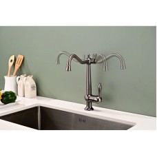 Смеситель для кухни с подключением к фильтру Paulmark Retro Re213226-GM