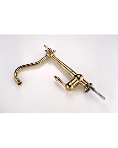 Смеситель для кухни с подключением к фильтру Paulmark Retro Re213226-G