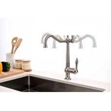 Смеситель для кухни с подключением к фильтру Paulmark Retro Re213226-NI