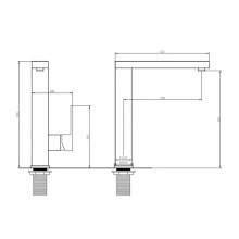 Смеситель для кухни Abber Daheim AF8214W