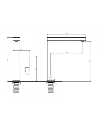 Смеситель для кухни Abber Daheim AF8214W
