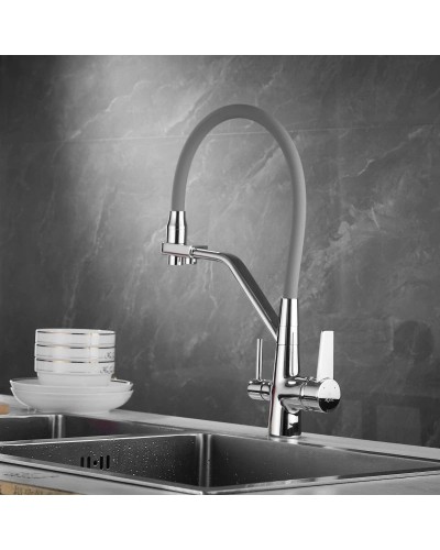 Смеситель для кухни с подключением к фильтру Rose R558