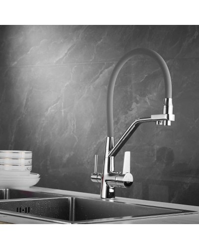 Смеситель для кухни с подключением к фильтру Rose R558