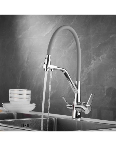 Смеситель для кухни с подключением к фильтру Rose R558