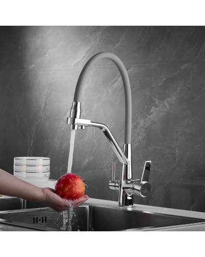 Смеситель для кухни с подключением к фильтру Rose R558