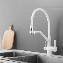 Смеситель для кухни с подключением к фильтру Rose R558C