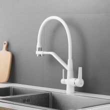 Смеситель для кухни с подключением к фильтру Rose R558C