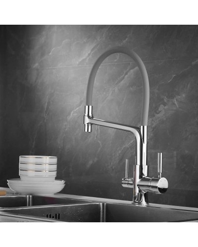 Смеситель для кухни с подключением к фильтру Rose R658