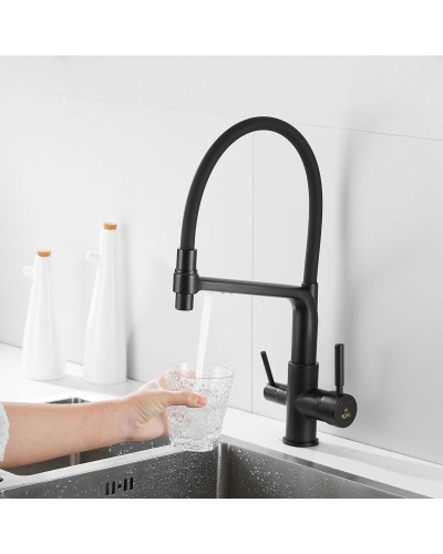 Смеситель для кухни с подключением к фильтру Rose R658H