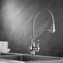 Смеситель для кухни с подключением к фильтру Rose R858