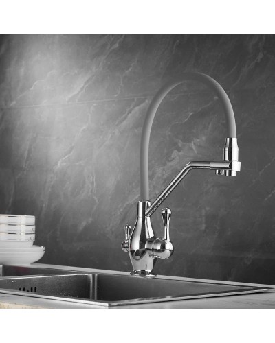 Смеситель для кухни с подключением к фильтру Rose R858