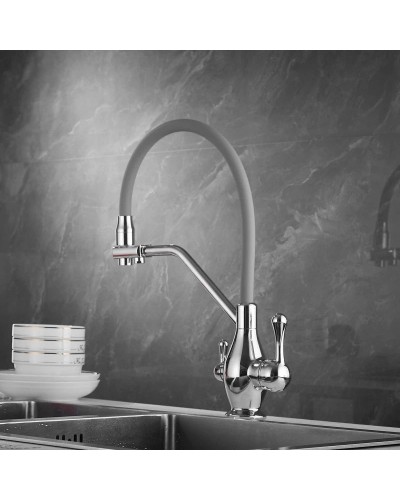 Смеситель для кухни с подключением к фильтру Rose R858