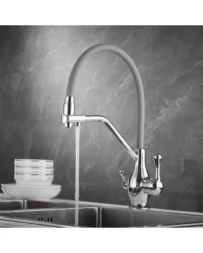 Смеситель для кухни с подключением к фильтру Rose R858