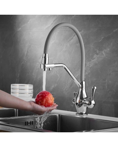 Смеситель для кухни с подключением к фильтру Rose R858