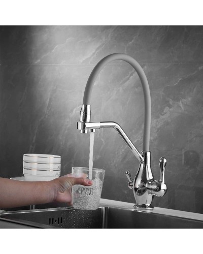 Смеситель для кухни с подключением к фильтру Rose R858