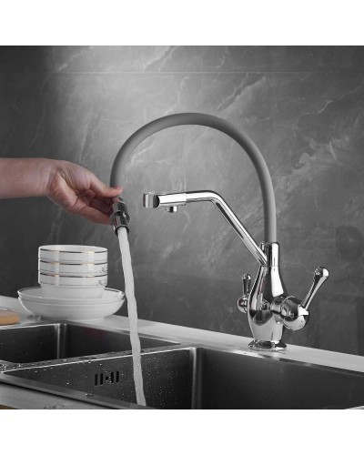 Смеситель для кухни с подключением к фильтру Rose R858