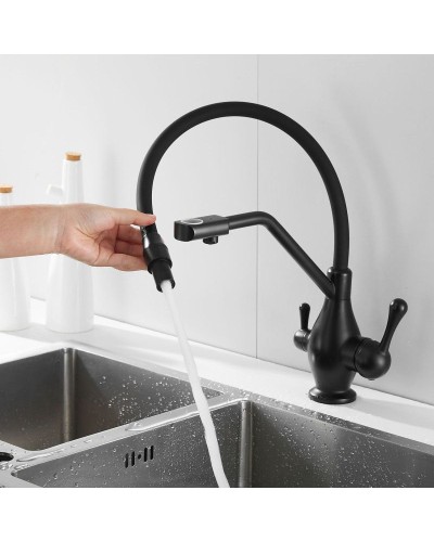 Смеситель для кухни с подключением к фильтру Rose R858H