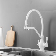 Смеситель для кухни с подключением к фильтру Rose R858C