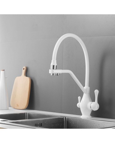 Смеситель для кухни с подключением к фильтру Rose R858C