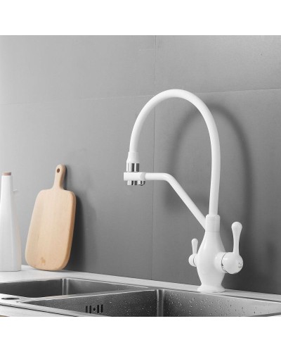 Смеситель для кухни с подключением к фильтру Rose R858C