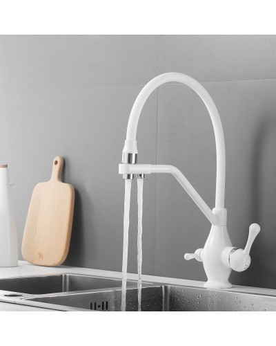 Смеситель для кухни с подключением к фильтру Rose R858C