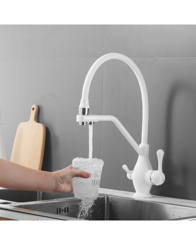 Смеситель для кухни с подключением к фильтру Rose R858C