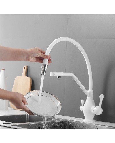 Смеситель для кухни с подключением к фильтру Rose R858C