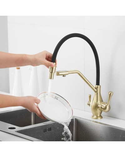 Смеситель для кухни с подключением к фильтру Rose R858Q