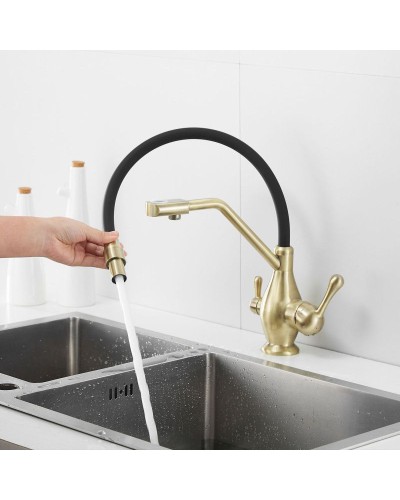 Смеситель для кухни с подключением к фильтру Rose R858Q