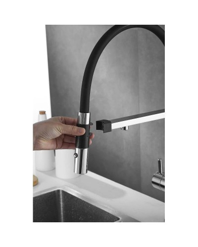 Смеситель для кухни с подключением к фильтру Rose R958