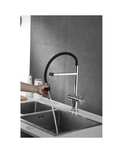 Смеситель для кухни с подключением к фильтру Rose R958