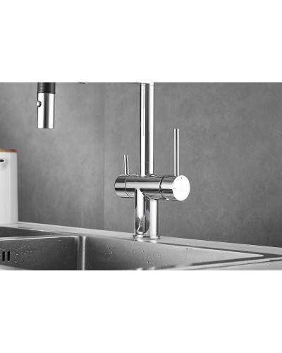 Смеситель для кухни с подключением к фильтру Rose R958