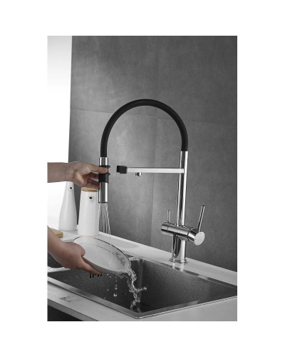 Смеситель для кухни с подключением к фильтру Rose R958