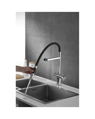 Смеситель для кухни с подключением к фильтру Rose R958