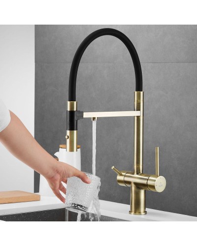 Смеситель для кухни с подключением к фильтру Rose R958Q