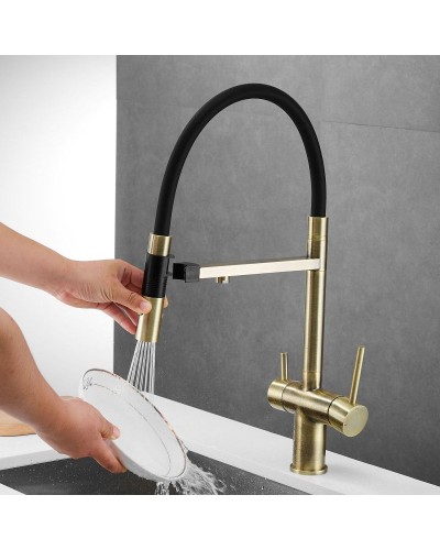 Смеситель для кухни с подключением к фильтру Rose R958Q