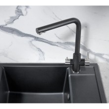 Смеситель для кухни с подключением к фильтру Milacio Ultra MCU.553.MB