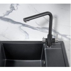 Смеситель для кухни с подключением к фильтру Milacio Ultra MCU.553.MB